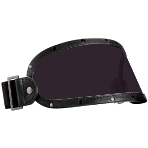 EXCELOR Leather Shield - Black/Smoke