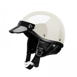 STR Half Face Helmet - Gloss White