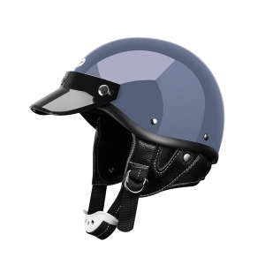 STR Half Face Helmet - Storm Grey