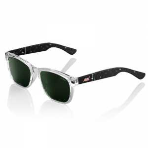 La Roma Sunglasses - Clear Green