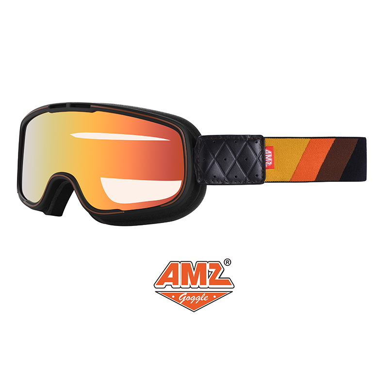 MOTO-2 Goggles - Colorful Stripes Red