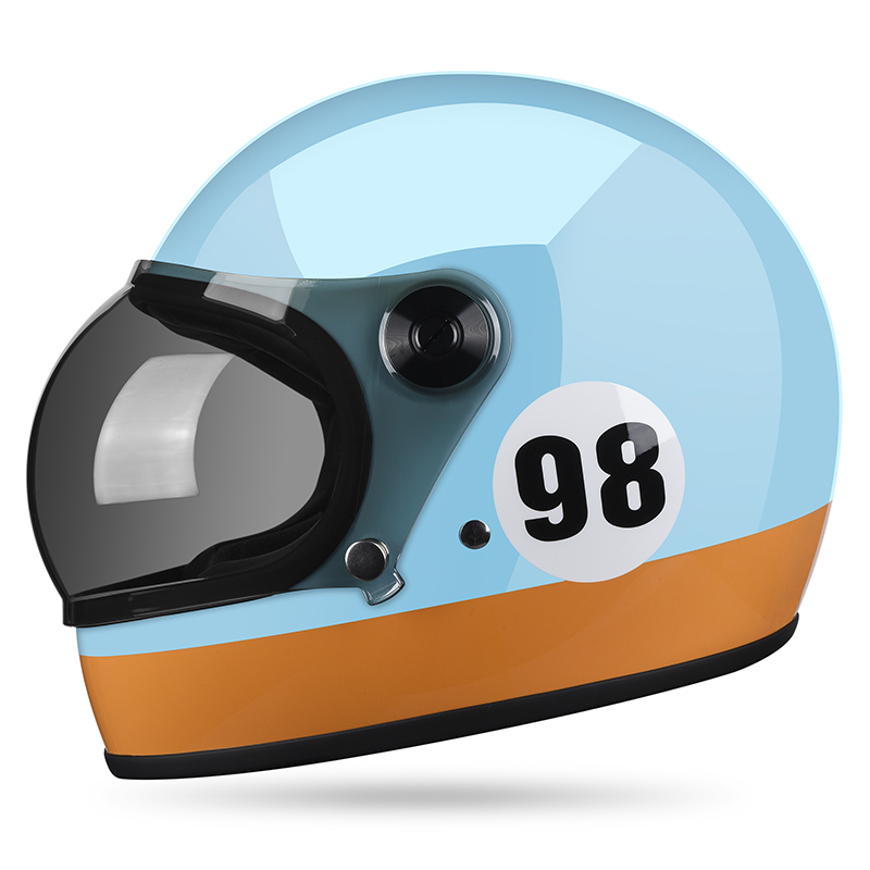 Gridos Bubble Helmet - Gulf Colors 98