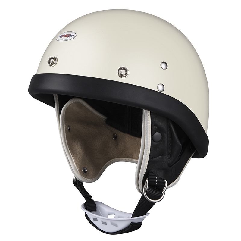 802 Half Face Helmet - Matte White